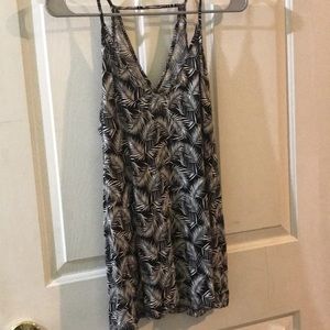 V-Neck Palm Print Tank